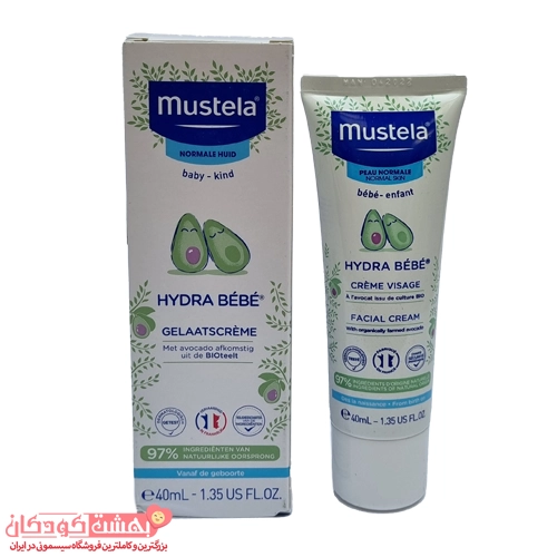 کرم هیدرا ب ب mustela HYDRA BEBE موستلا 40 میل